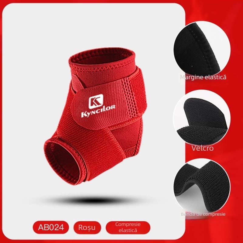 Ortheză de gleznă pentru sporturi în aer liber — adulți, fibră poliesterică, susținere dinamică, protecție a glezei