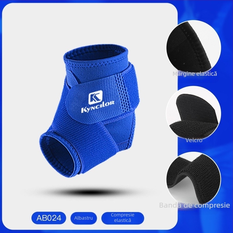 Ortheză de gleznă pentru sporturi în aer liber — adulți, fibră poliesterică, susținere dinamică, protecție a glezei