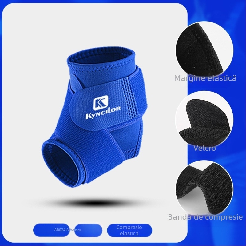 Ortheză de gleznă pentru sporturi în aer liber — adulți, fibră poliesterică, susținere dinamică, protecție a glezei