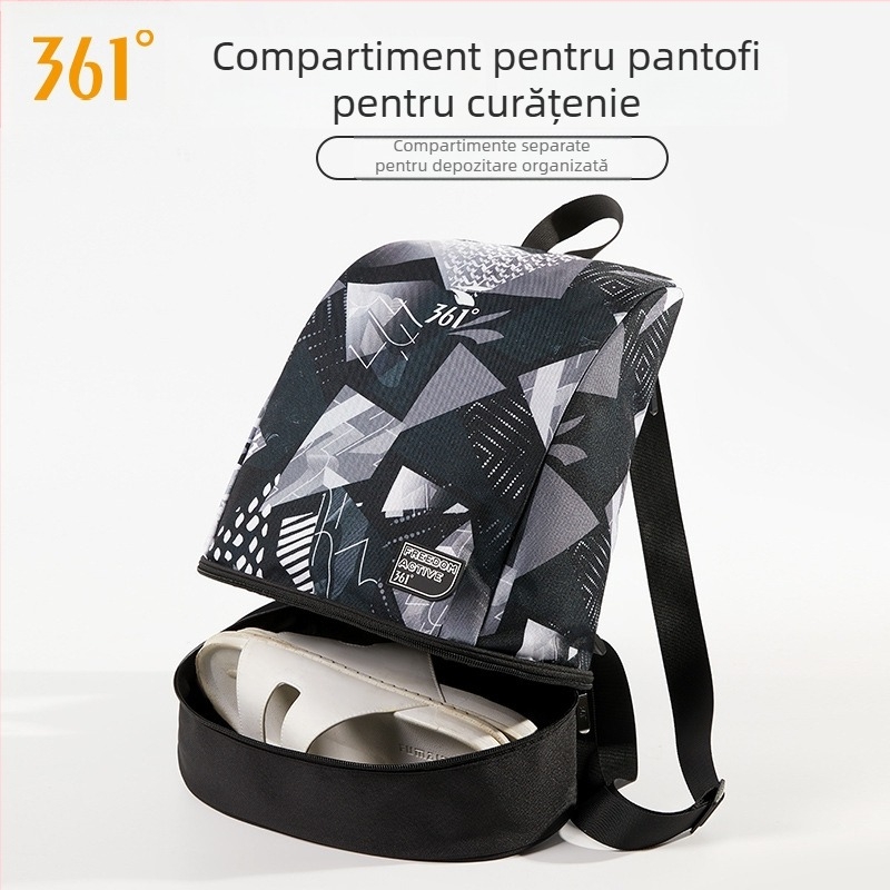 Geantă de depozitare pentru înot cu compartiment uscat/umed | Unisex, EVA, impermeabilă pentru activități în aer liber