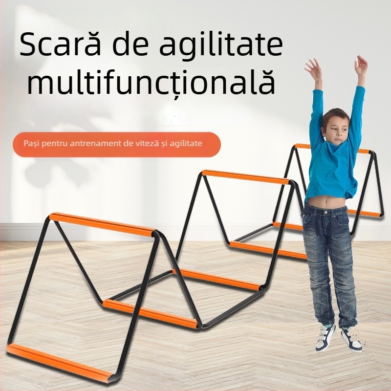 Scară de agilitate din oțel carbon – echipament de antrenament pentru fotbal, alergare și fitness