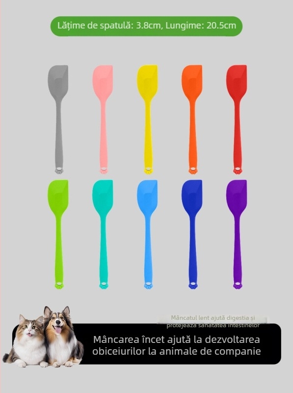 Covor din silicon pentru alimentare lentă la pisici — accesorii de hrănire pentru animale, marcă L&W PET