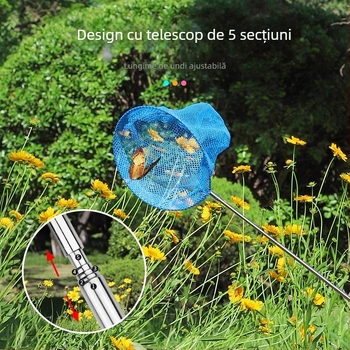 Plasă extensibilă pentru copii, cu plasă fină din aliaj de aluminiu – ne retractabilă, Nr. 32244