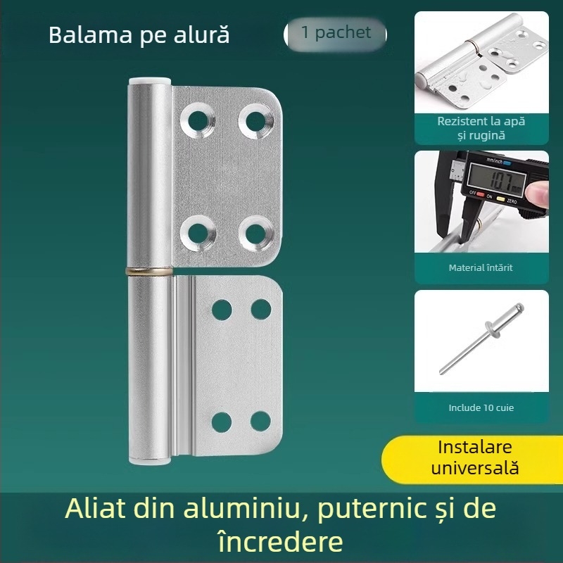 Balamă de ușă din oțel inoxidabil, model HYMD, brand Neck Strength, stil modern minimalist, material: oțel inoxidabil