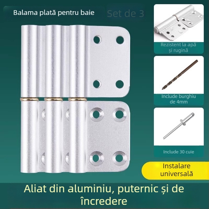Balamă de ușă din oțel inoxidabil, model HYMD, brand Neck Strength, stil modern minimalist, material: oțel inoxidabil