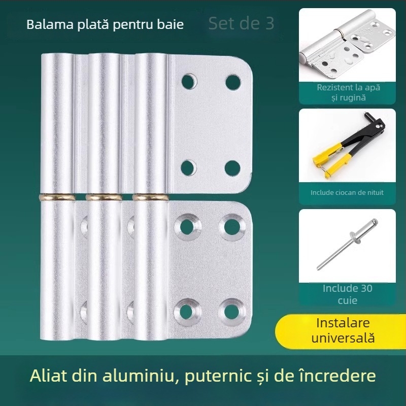 Balamă de ușă din oțel inoxidabil, model HYMD, brand Neck Strength, stil modern minimalist, material: oțel inoxidabil