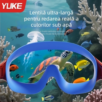 Ochelari de înot pentru copii, antifog, impermeabili, lentile HD, cadru mare, lentile din policarbonat