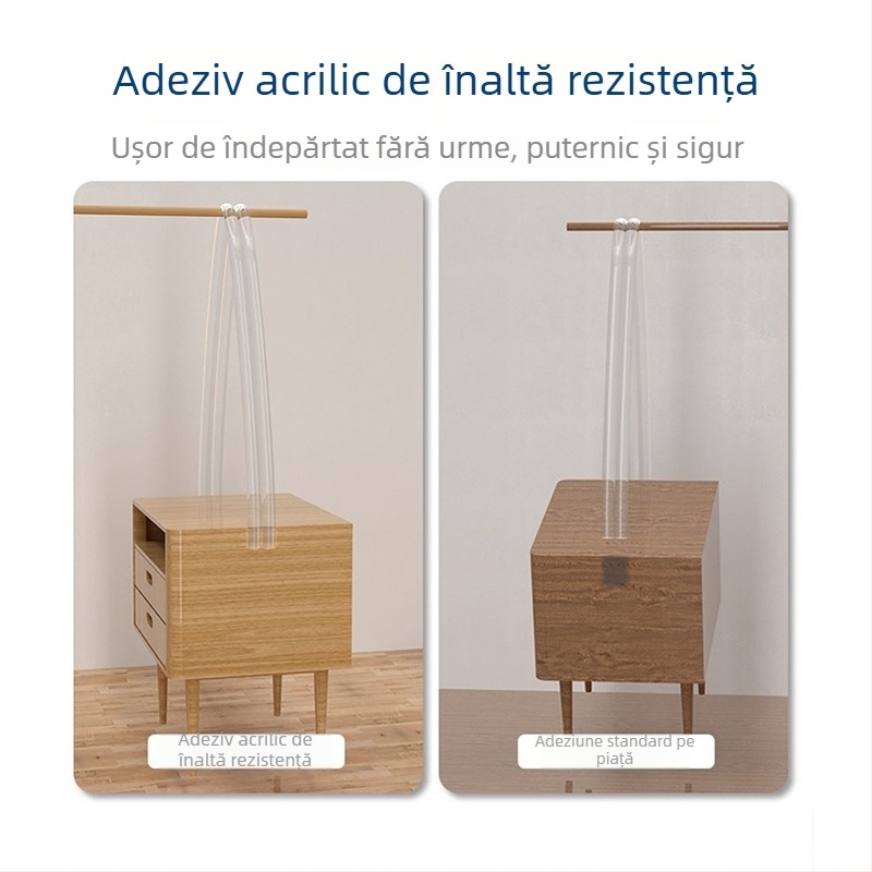 Zuo Gang bandă de protecție din silicon transparent, anti-coliziune pentru marginile mesei și colțurile pereților, fără miros