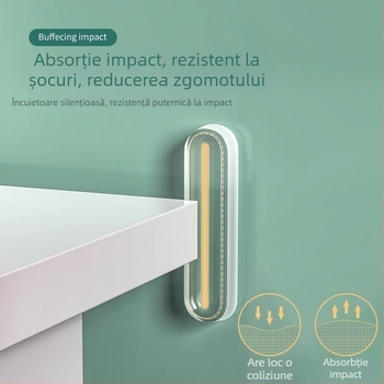 Tampon amortizor din silicon pentru mânerele ușilor și ușile de mobilier, set 2 bucăți, Shouli