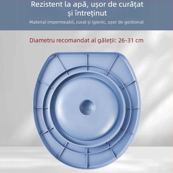 Inel de șezut pentru toaletă, portabil pentru persoane în vârstă – Pengyi, Simple Toilet Seat Ring, stil modern minimalist