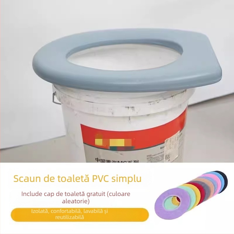 Inel de șezut pentru toaletă, portabil pentru persoane în vârstă – Pengyi, Simple Toilet Seat Ring, stil modern minimalist