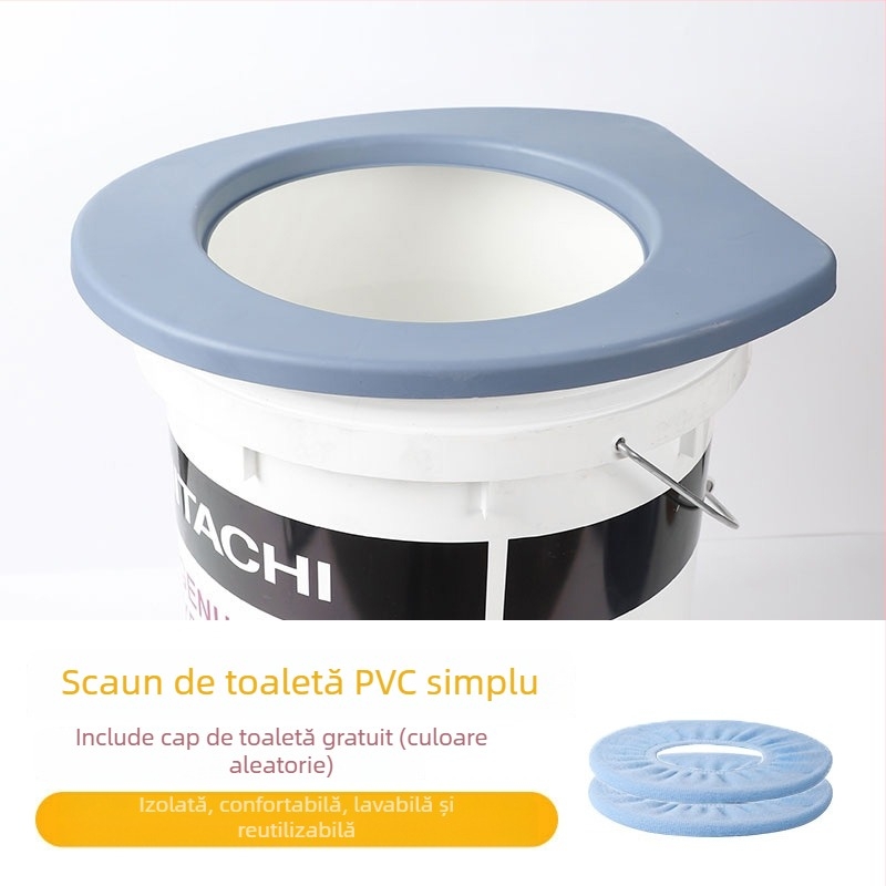 Inel de șezut pentru toaletă, portabil pentru persoane în vârstă – Pengyi, Simple Toilet Seat Ring, stil modern minimalist