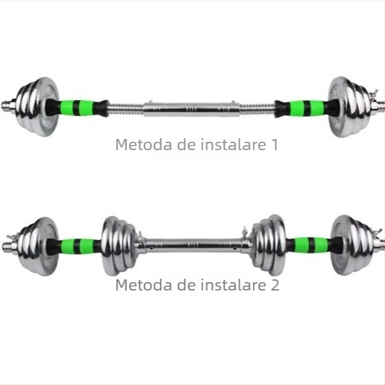 Tijă de conectare pentru gantere Jinbo Sports, fontă – accesorii fitness pentru antrenament brațe