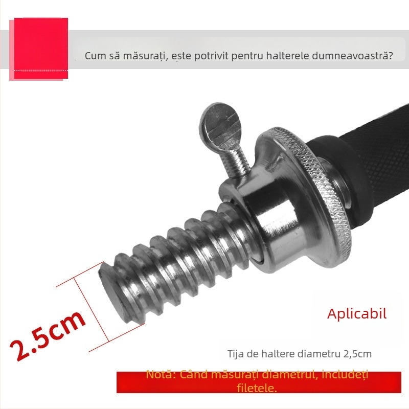 Conector pentru gantere, cu transformare în bară în o singură secundă, tijă extensibilă din oțel inoxidabil – Kangquan (Brand: Kangquan; Material: Oțel inoxidabil; Specificații: 11; Destinat echipamentului de fitness)