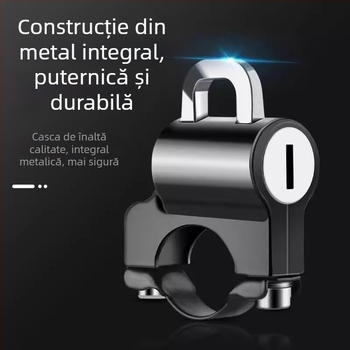 Qiwang Încuietoare Cască — Încuietoare universală pentru cască, Model Helmet Lock, Articol 12436, Stil Modern Minimalist
