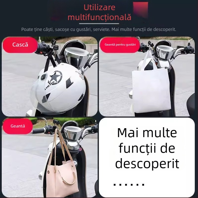 Qiwang Încuietoare Cască — Încuietoare universală pentru cască, Model Helmet Lock, Articol 12436, Stil Modern Minimalist