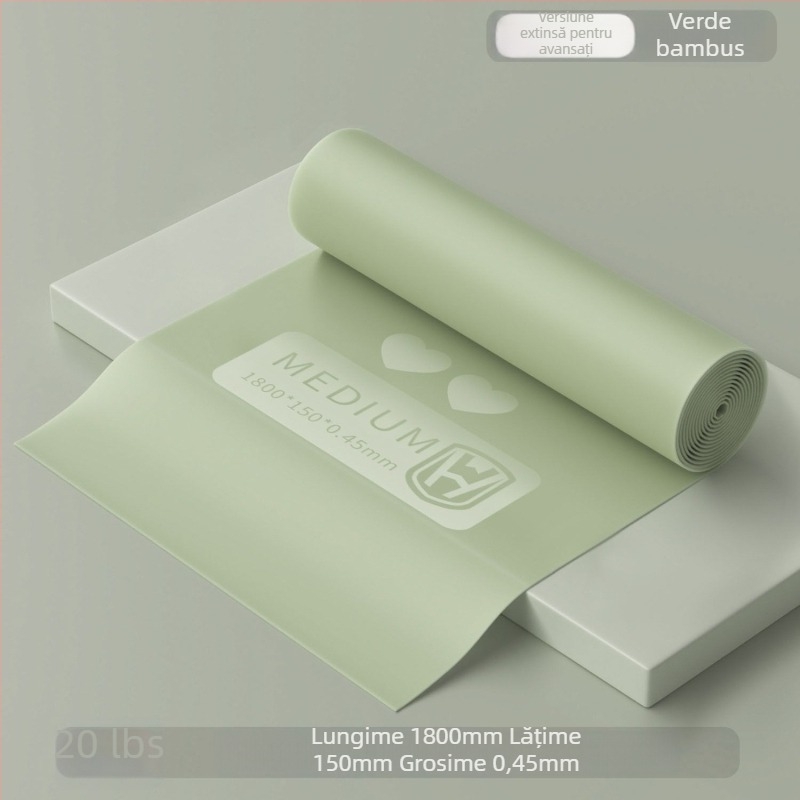 Bandă de rezistență pentru yoga – pentru uz casnic, material: TPE, brand: WOSWEIR