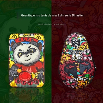 Geantă impermeabilă pentru racheta de tenis de masă Prince Boli, cu personalizare și logo imprimat, destinată depozitării și transportului echipamentului de tenis de masă.