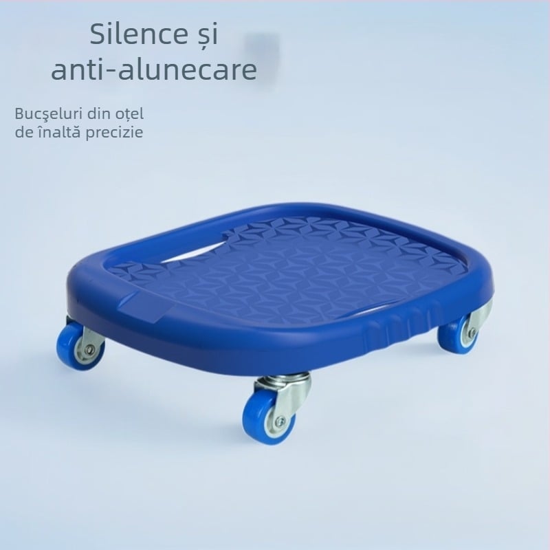 Disc de fitness pentru abdomen DL-858, 740 g, ne pliabil, cu disc glisant, pentru birou și acasă