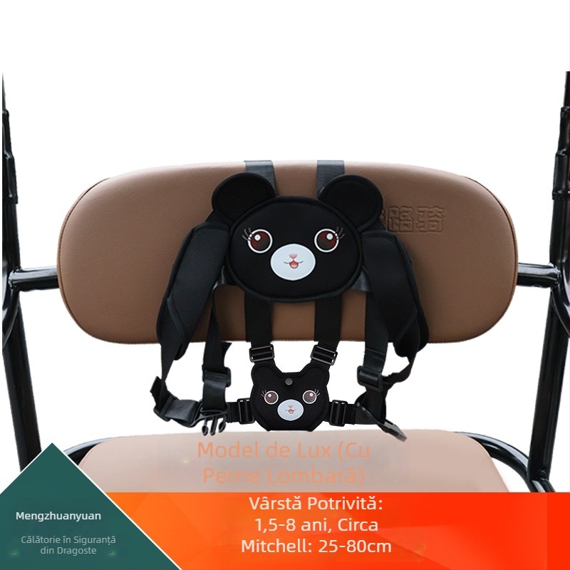 Centură de securitate pentru scaunul din spate al copilului pe tricicletă, motocicletă sau vehicul electric | Material: plastic oțel / imitatie nylon | Potrivit pentru vârsta 1,5–12 ani | Origine: Guangzhou