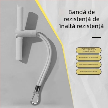 Dispozitiv de tensiune pentru echipament de fitness, cu ventuze duble, accesoriu pentru abdomene, material 20213