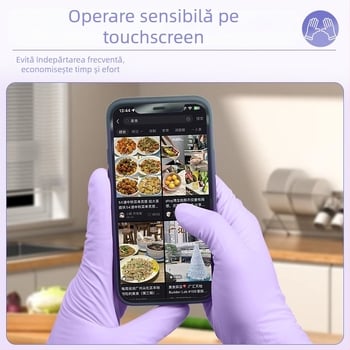 Mănuși de bucătărie din nitril — groase, impermeabile, de unică folosință pentru curățenie în gospodărie