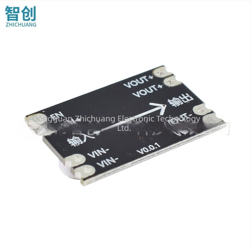 Modul de alimentare DC-DC cu conversie step-down, ieșiri duale 12V și 5V, 2A, intrare 6,3–50V, design compact