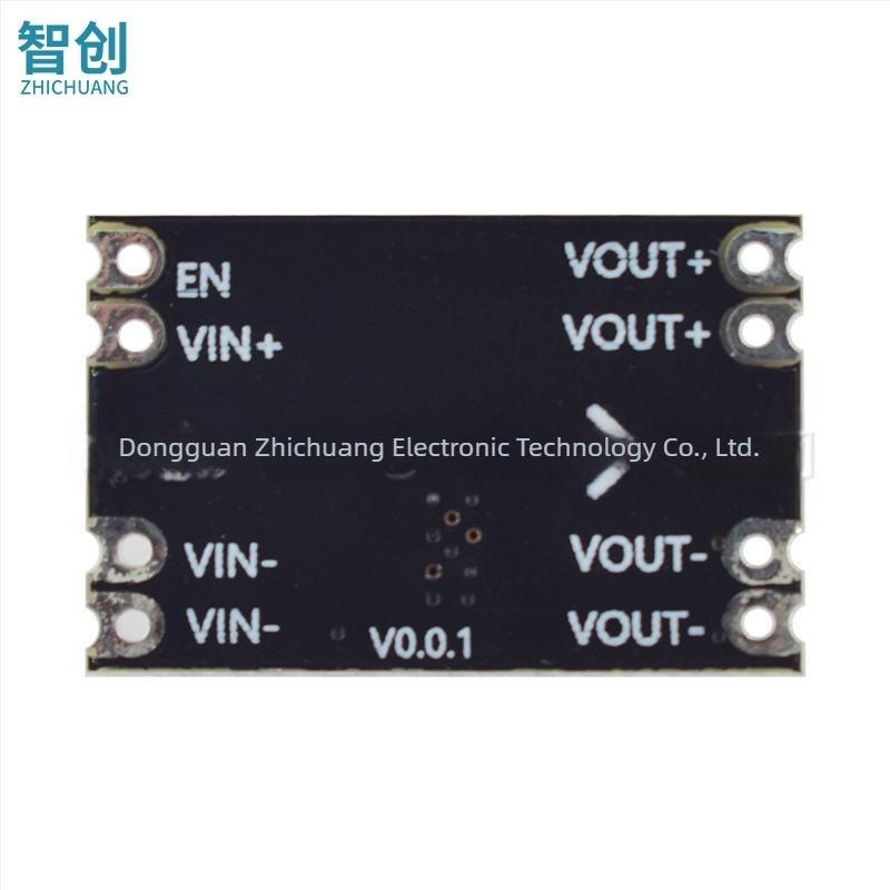 Modul de alimentare DC-DC cu conversie step-down, ieșiri duale 12V și 5V, 2A, intrare 6,3–50V, design compact