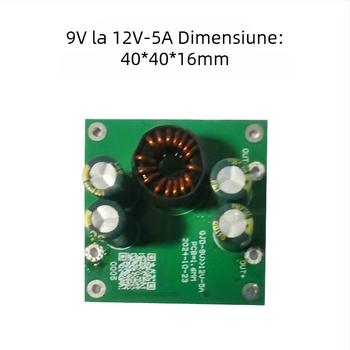 Placă invertor DC în AC 24V pentru camere de supraveghere — intrare 9-24V, ieșire AC24V 3A, module boost 9V→24V 5A, 24V→36V 5A