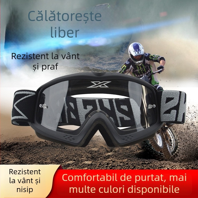 Ochelari de off-road pentru copii – lentile înlocuibile, model 8060EKS, lentile PC, dioptrie 0