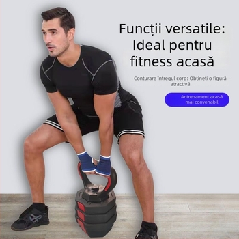 Mâner pentru kettlebell cu lungime de bază reglabilă – EVA material, mâner universal pentru gantere cu plăci, model XX833403507297