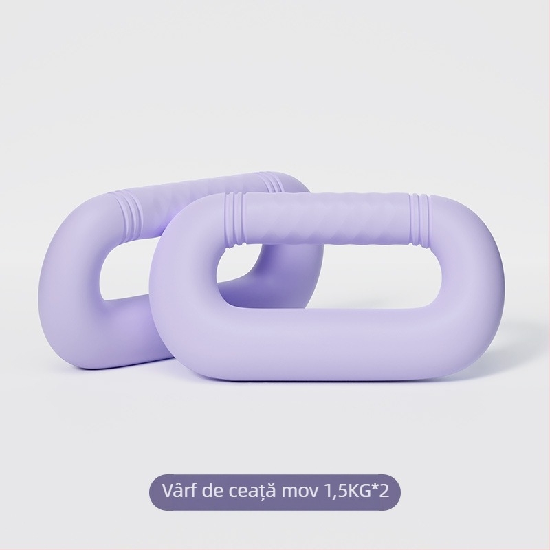 Inel de gantere pentru uz casnic – PVC + nisip de fier, 1–2,5 kg, inel de yoga pentru antrenament brațe, Fitness și modelarea corpului