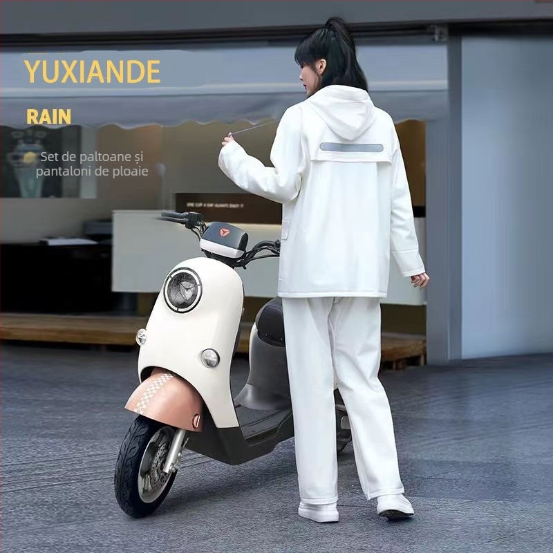 Poncho despărțit pentru adulți — țesătură PVC, grosime 20, strat impermeabil din adeziv PVC, pentru o persoană