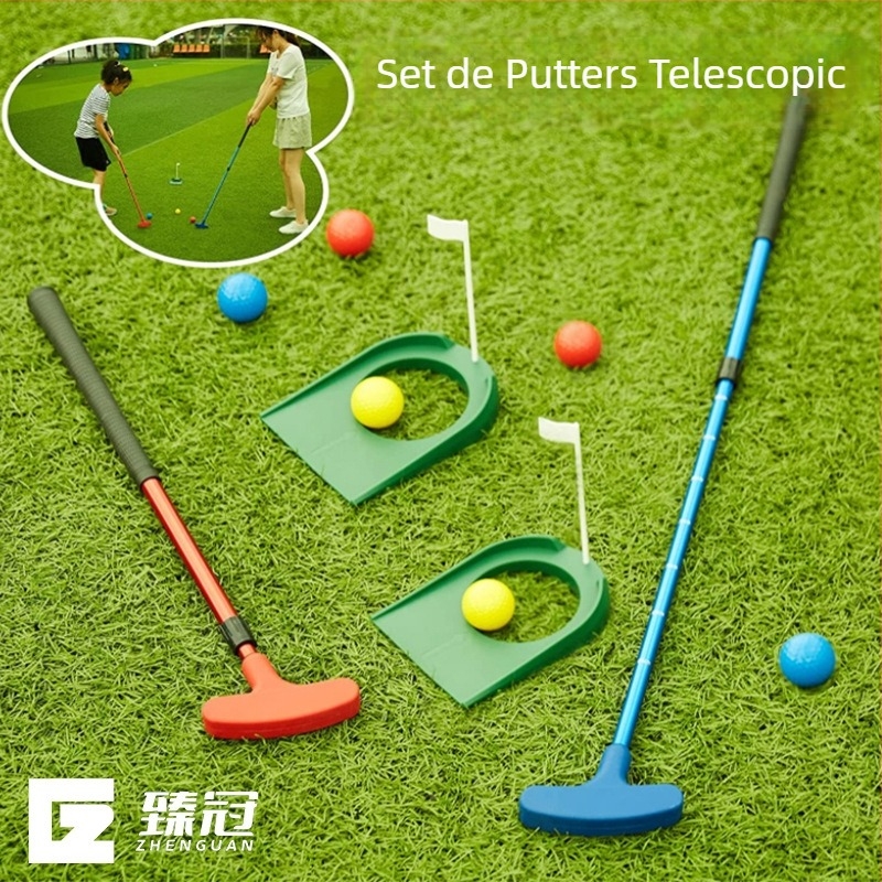 Palică de golf telescopică pentru copii – șaft din aluminiu, lungime 93 cm, flexie Regular, cap metalic, personalizare logo