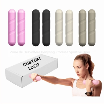 Baston de antrenament pentru brațe din silicon – construcție din oțel și silicon, priză antiaderentă, pentru Pilates/Yoga, greutate 2 kg pe pereche