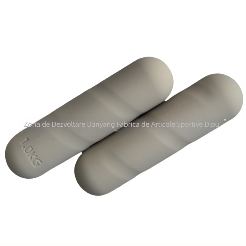 Baston de antrenament pentru brațe din silicon – construcție din oțel și silicon, priză antiaderentă, pentru Pilates/Yoga, greutate 2 kg pe pereche