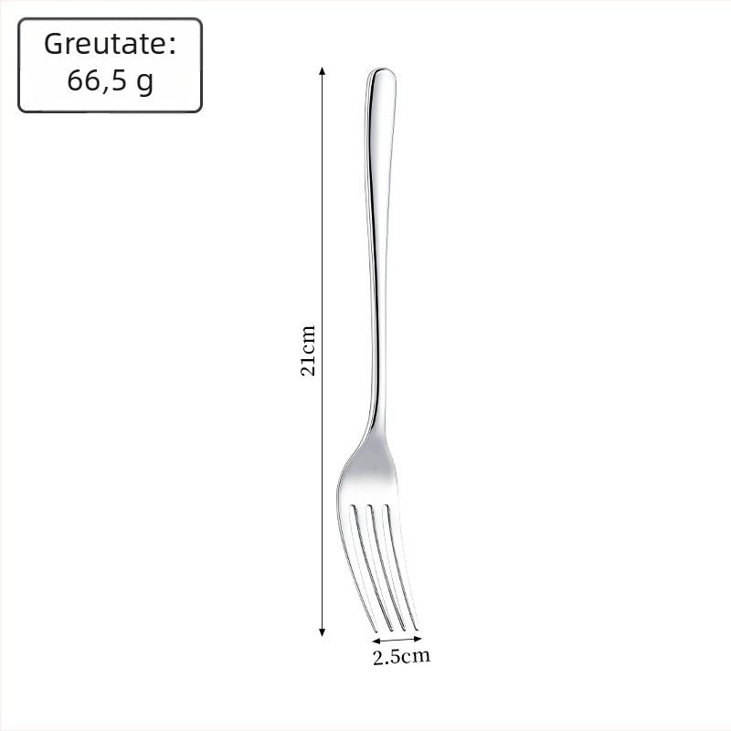 Set tacâmuri din oțel inoxidabil 316L – finisaj oglindit, cuțite, furculițe și linguri groase, stil minimalist modern