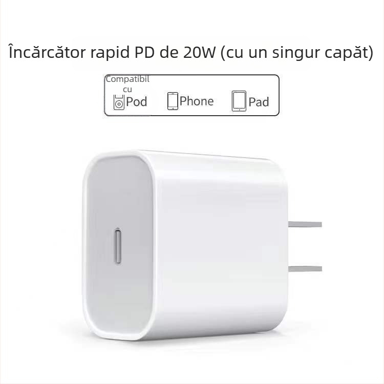 Cablu de încărcare cu interfețe Lightning și Micro USB, lungime 1–2 m, material TPE, oprire automată, putere maximă 12 W.