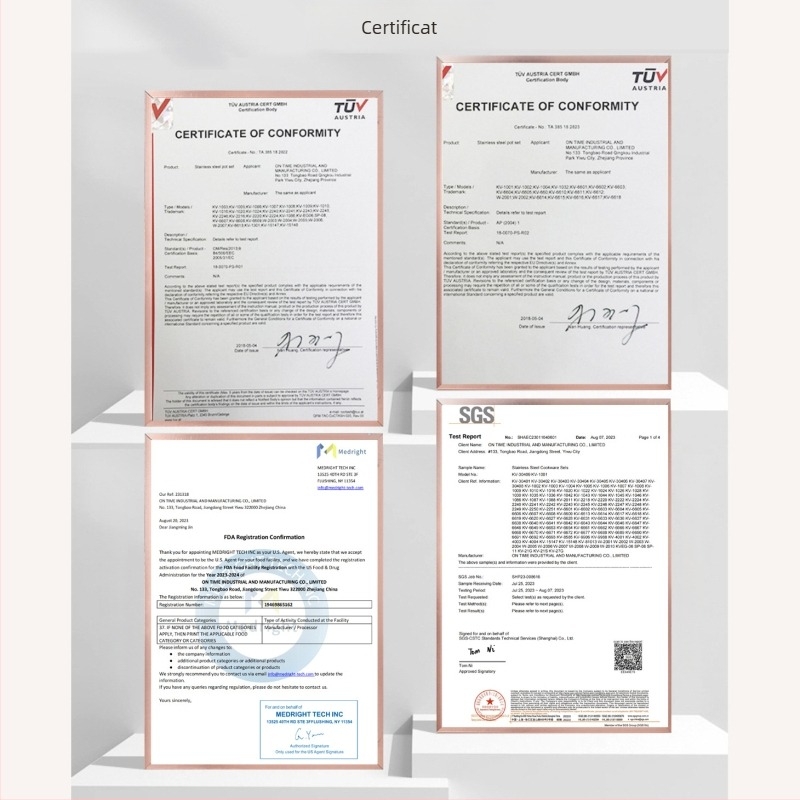 Tigaie din oțel inoxidabil 316L, cu strat antiaderent, fund de 4 straturi, bază plată, pentru prăjit și grătar, compatibil gaz și inducție