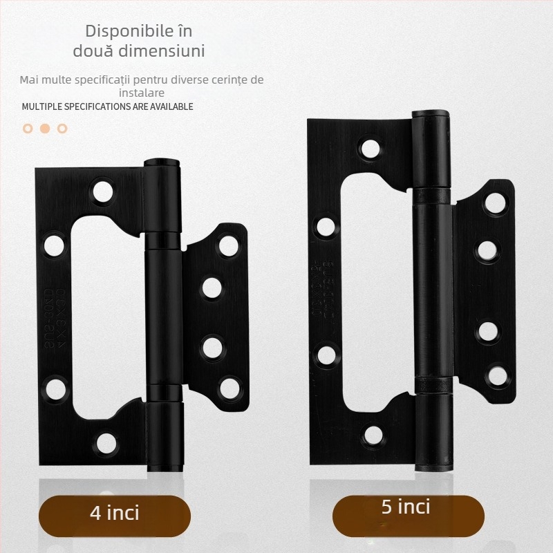 Balama din oțel inoxidabil cu rulmenți pentru uși interioare din lemn, model Hinge, finisaj suprafață: electroplating polishing, marcă TIANJULE