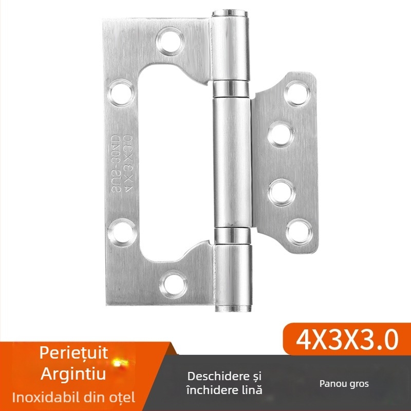 Balama din oțel inoxidabil cu rulmenți pentru uși interioare din lemn, model Hinge, finisaj suprafață: electroplating polishing, marcă TIANJULE