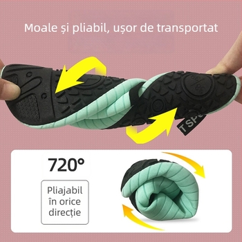 Pantofi pentru fitness interior – talpă moale, ușoare, antiderapante, model în dungi, potriviți pentru dans și antrenament acasă (Talpa: cauciuc natural; Partea superioară: bumbac; Interior: bumbac; Înălțime gleznă: joasă)