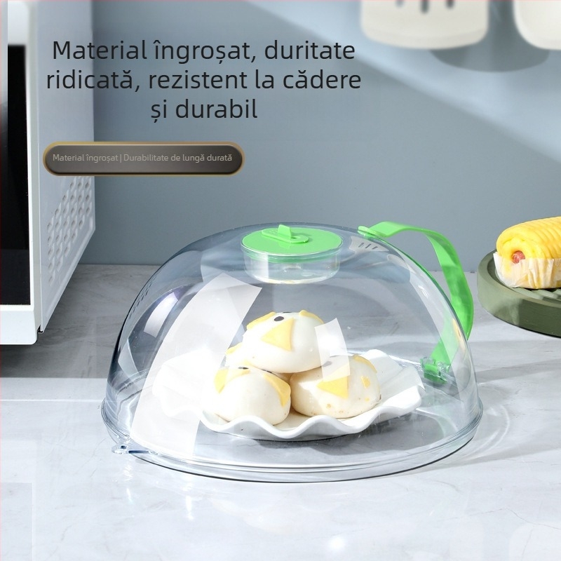 Capac de microunde antipicurare, din plastic rezistent la temperaturi înalte, stil modern minimalist, marcă Early zen