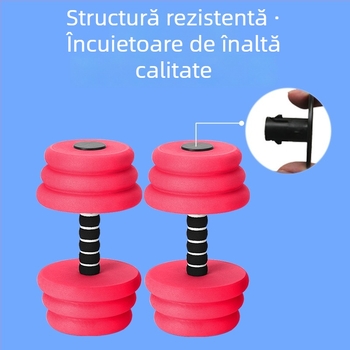 Haltere plutitoare EVA - pentru înota și recreere în apă, 80 mm, Jinghui cauciuc și plastic