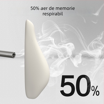 Perne de sprijin lombar auto cu tetieră, spumă cu memorie, stil Nordic, pentru toate anotimpurile, compatibilă cu majoritatea mașinilor