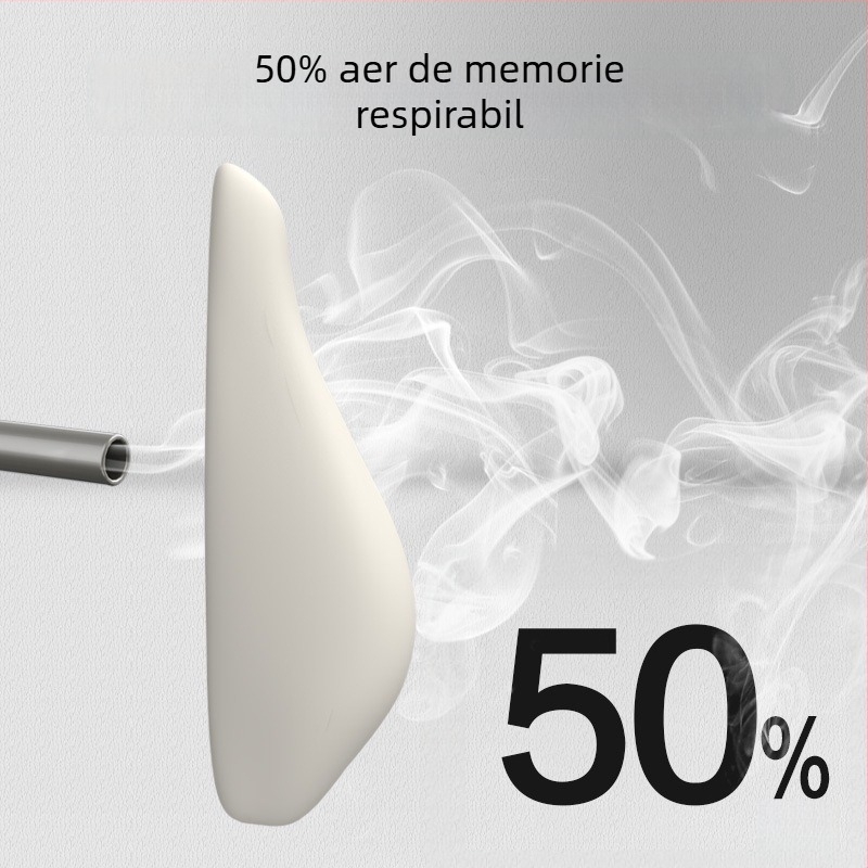 Perne de sprijin lombar auto cu tetieră, spumă cu memorie, stil Nordic, pentru toate anotimpurile, compatibilă cu majoritatea mașinilor