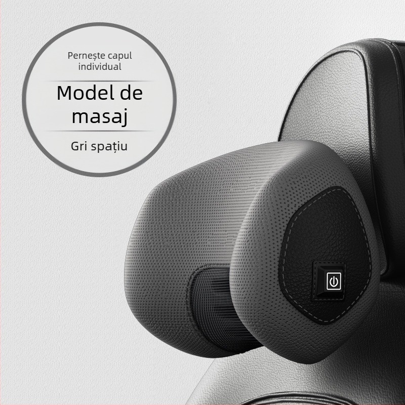 Perne de sprijin lombar auto cu tetieră, spumă cu memorie, stil Nordic, pentru toate anotimpurile, compatibilă cu majoritatea mașinilor