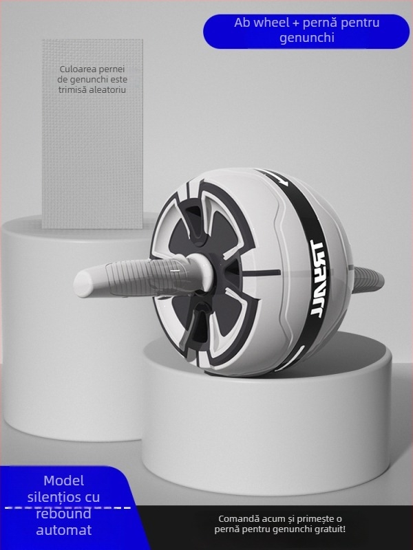 Roata pentru abdomen cu revenire automată și mâner detașabil, 0.89 kg