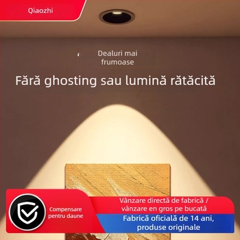 Lumină LED încastrată pentru plafon și perete, iluminare tip wall-wash cu design anti-strălucire (Sursă LED; CRI ≥95; 220V; carcasă din aluminiu; control inteligent)