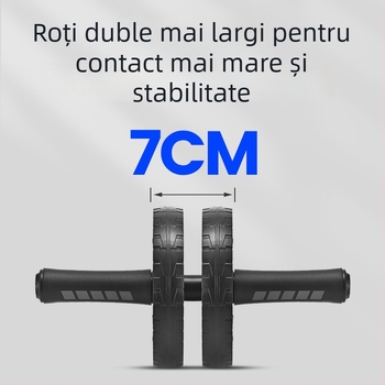 Rulou abdominal BROMAN, detașabil și pliabil, model CH-100, greutate 0,6 kg.